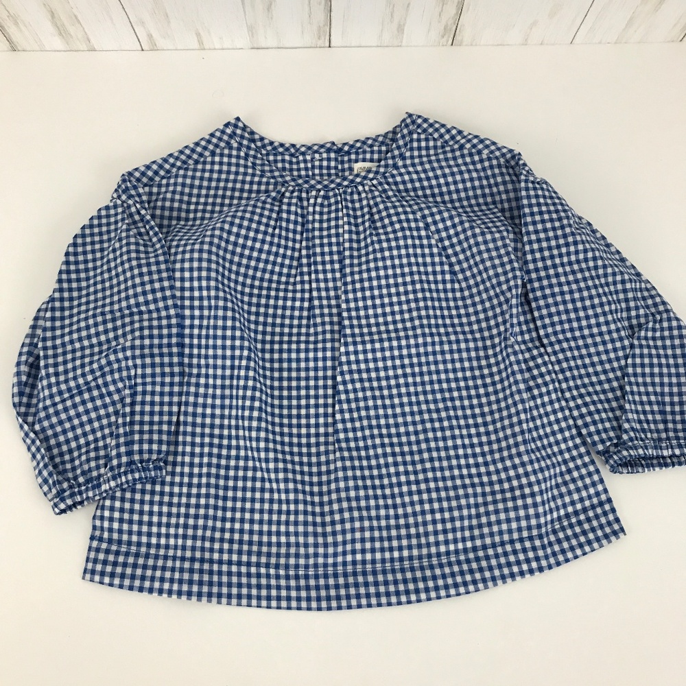 Gymboree Blue Gingham Top 18-24 M New - Picture 2 of 7